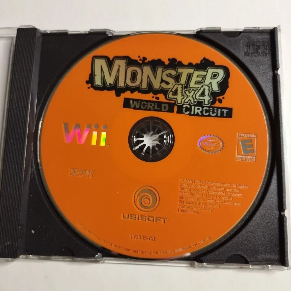 Monster 4x4 World Circuit Wii Game Disc Only